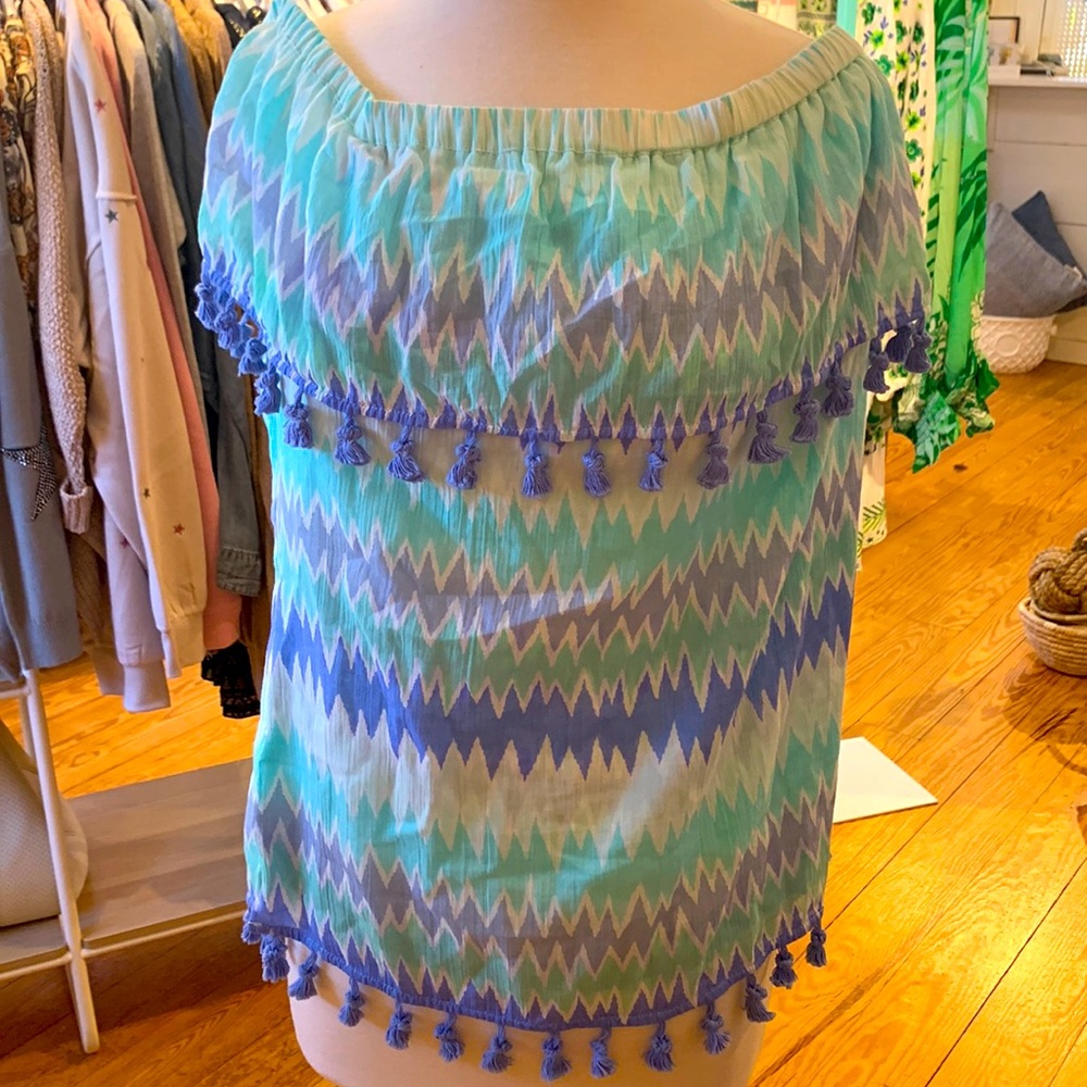 Nwt sail to sable cotton off the shoulder top